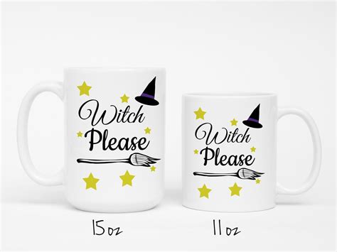 Cast a Spell on Your Morning Coffee with the Witch Please White Mug